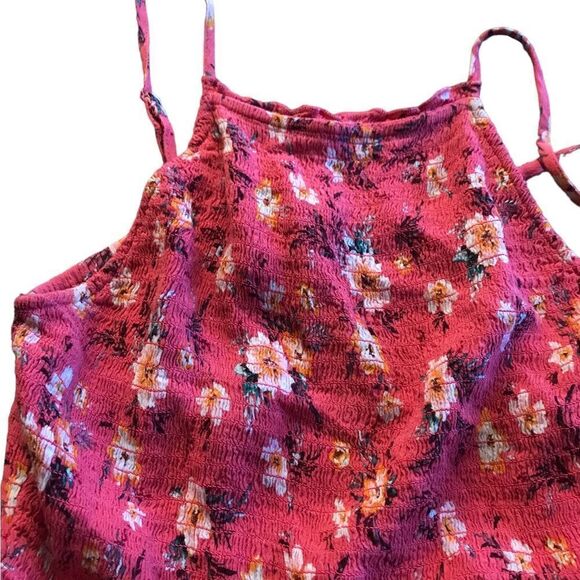 American Eagle romper flowered print excellent condition - Picture 2 of 2